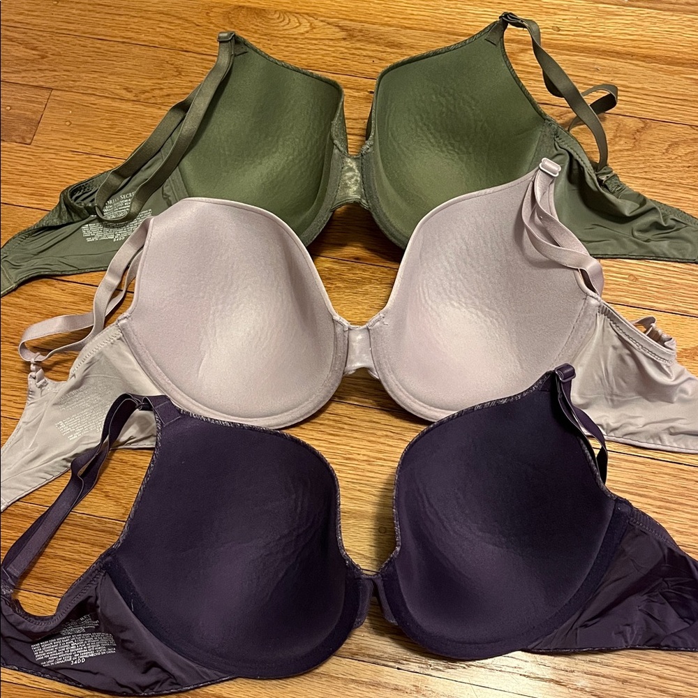 Victoria’s Secret T-Shirt Uplift Semi Demi — 34 DD set of 3 - Picture 6 of 6